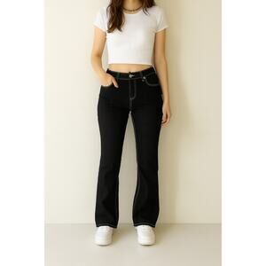 Blue Asphalt Black Bootcut Jeans Women’s Jr Size 3 Low Rise Denim Pants